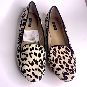 ZARA WOMAN CALF HAIR LOAFER